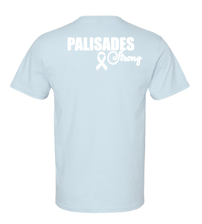 Palisades Strong Tee with White Logo